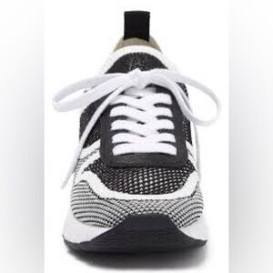 PAUL GREEN Maddox Black & White Sneakers US size 9/UK Size 6.5